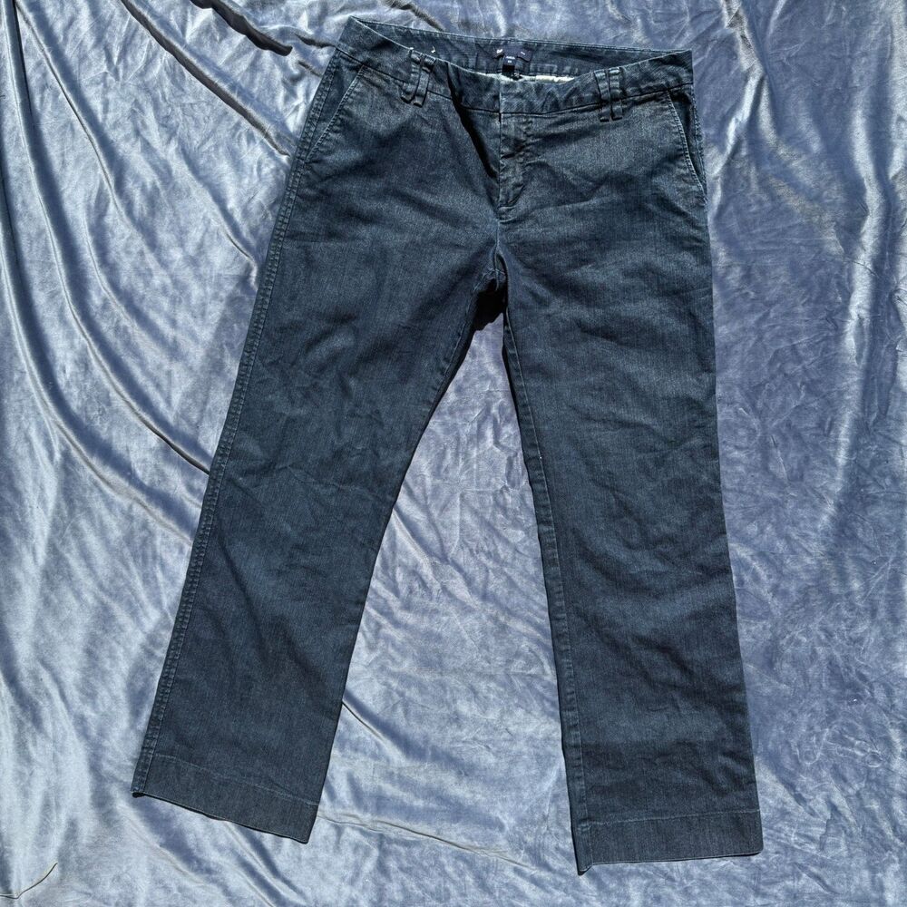 Gap Womens Dark Wash Denim Straight Leg Jeans Size 8